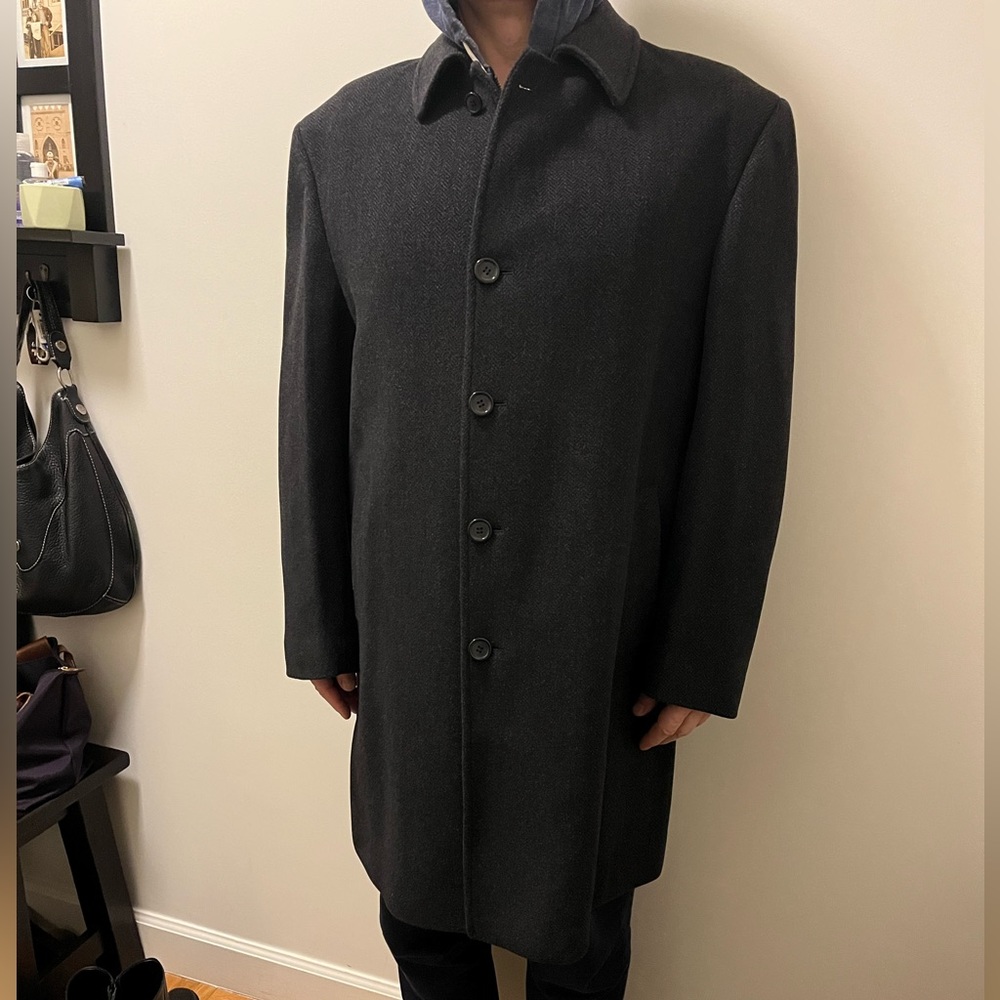 NWOT Lauren Ralph Lauren Graphite wool coat, 46